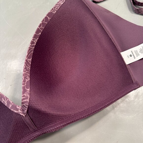 Lululemon Athletica Take Shape Sports Bra Floral Wireless Adjustable Stretch - Picture 5 of 14